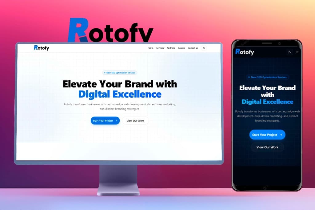 Rotofy – Digital Agency Website